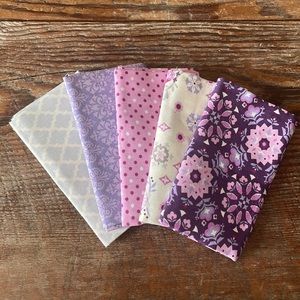 Fabric - Purple Fat Quarter bundle